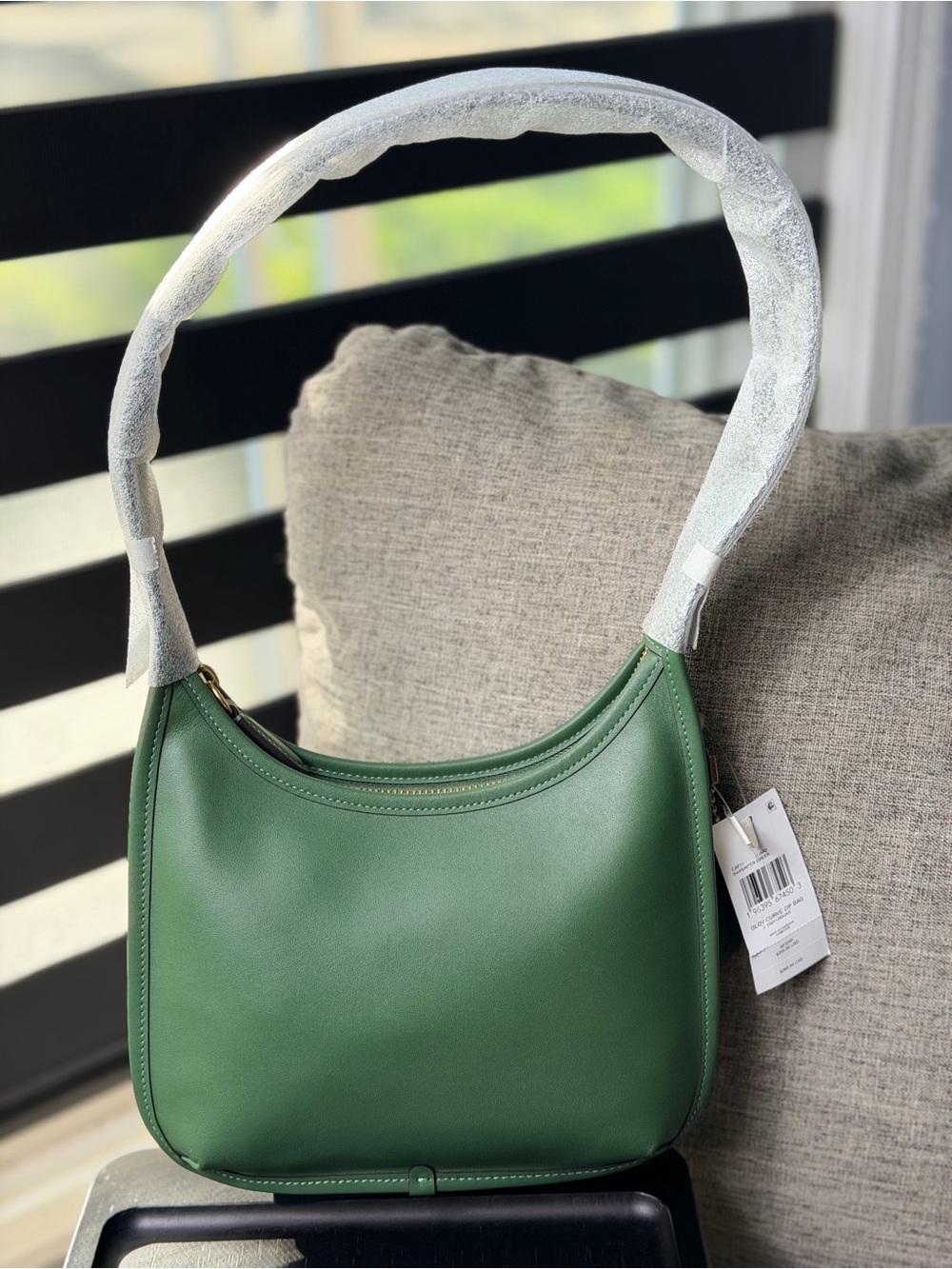 Coach Curve Zip Bag CAF11 Hunter Green Glovetanned Leather NWT Limited Edition